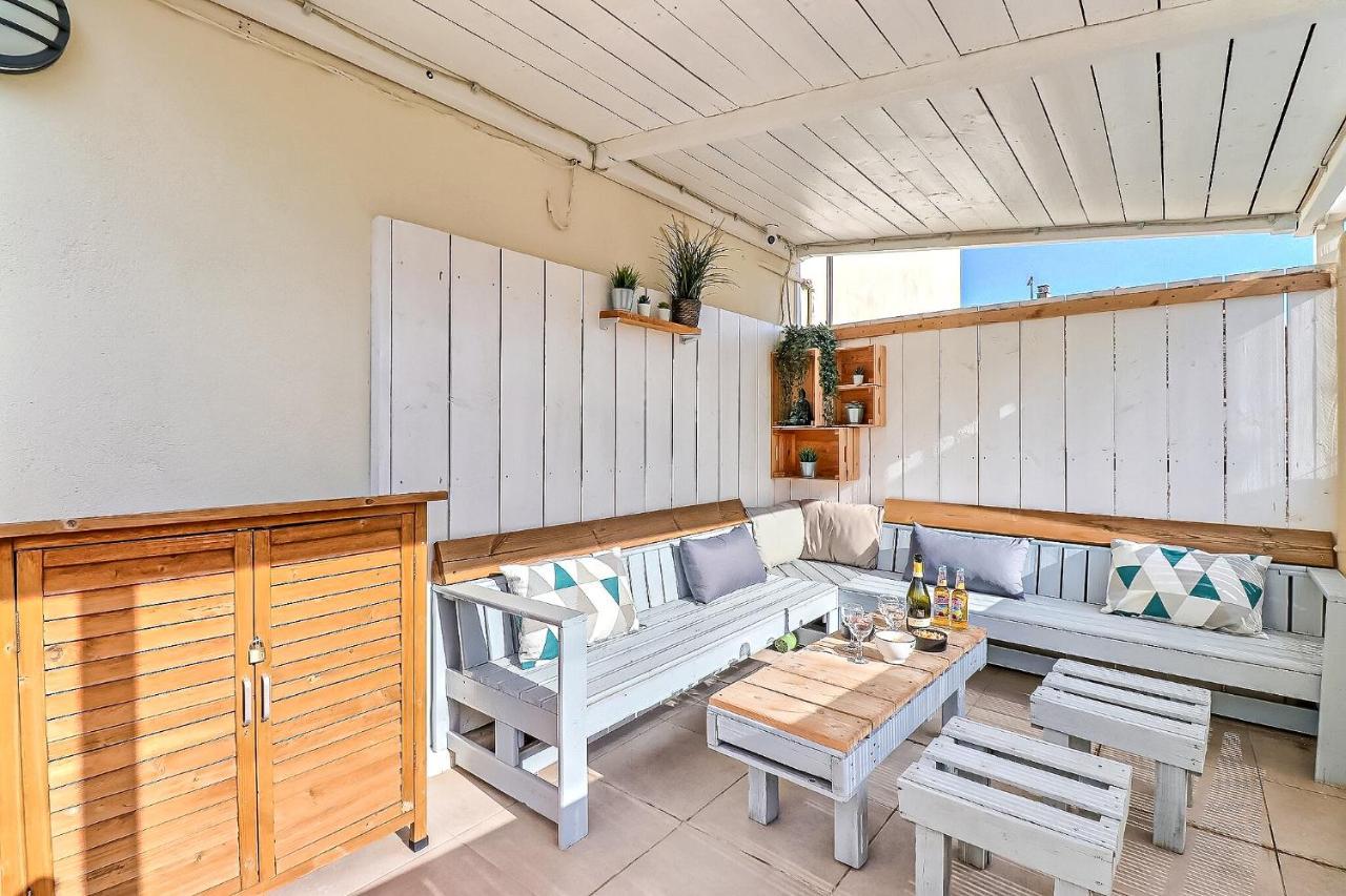 Appart Cosy Terrasse Gare De Nimes Lägenhet Exteriör bild