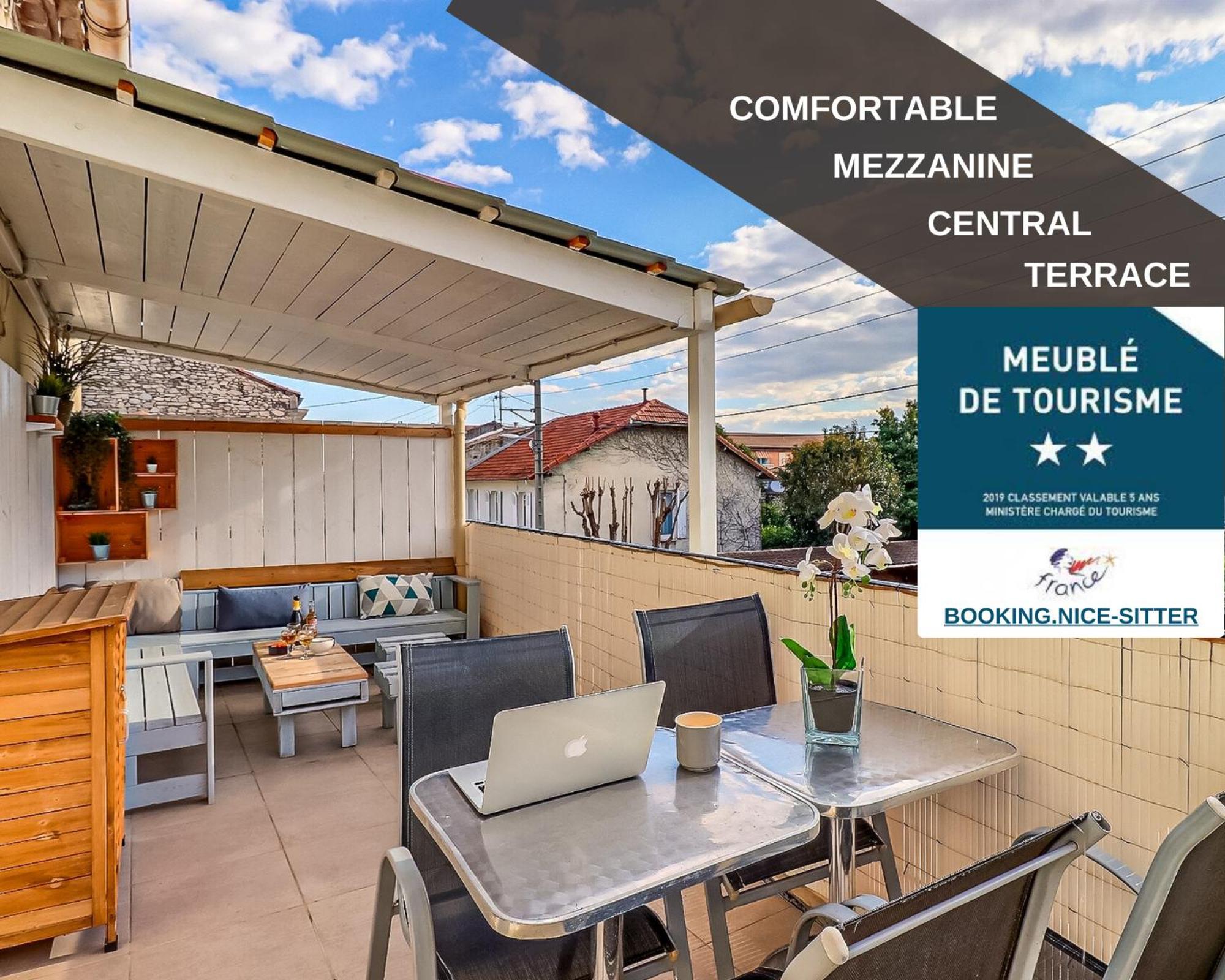 Appart Cosy Terrasse Gare De Nimes Lägenhet Exteriör bild
